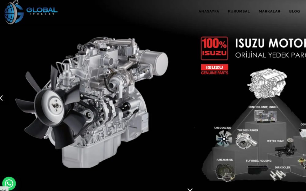 Hitachi Isuzu Cummins Sumitomo Hidromek Orijinal Yedek Parça Fiyat Global Ithalat