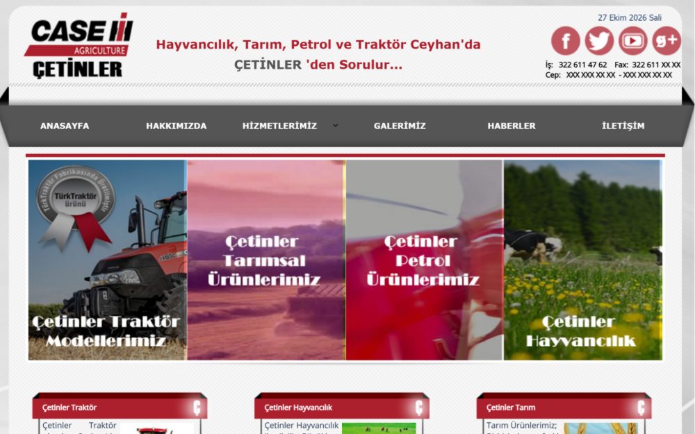 Çetinler | Traktör | Hayvancılık | Tarım | Petrol